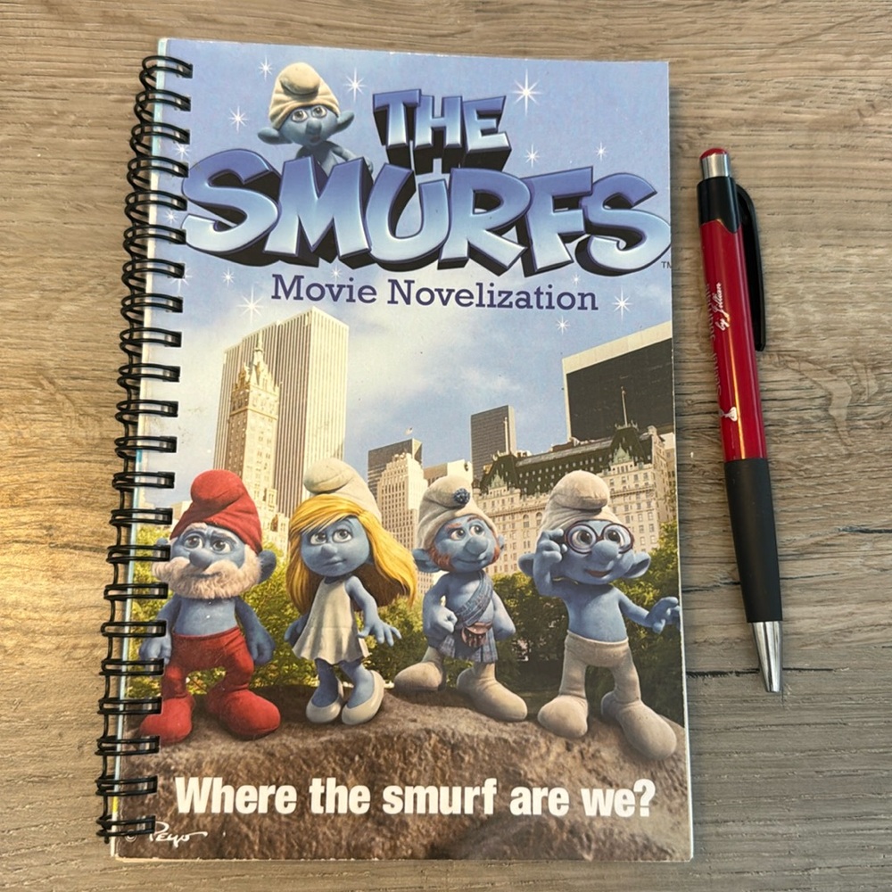 Secret Journal “The Smurfs” 📚Handmade Journal from an old book